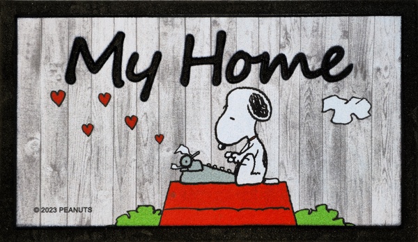 Felpudo Goma Peanuts Snoopy Home 40x68